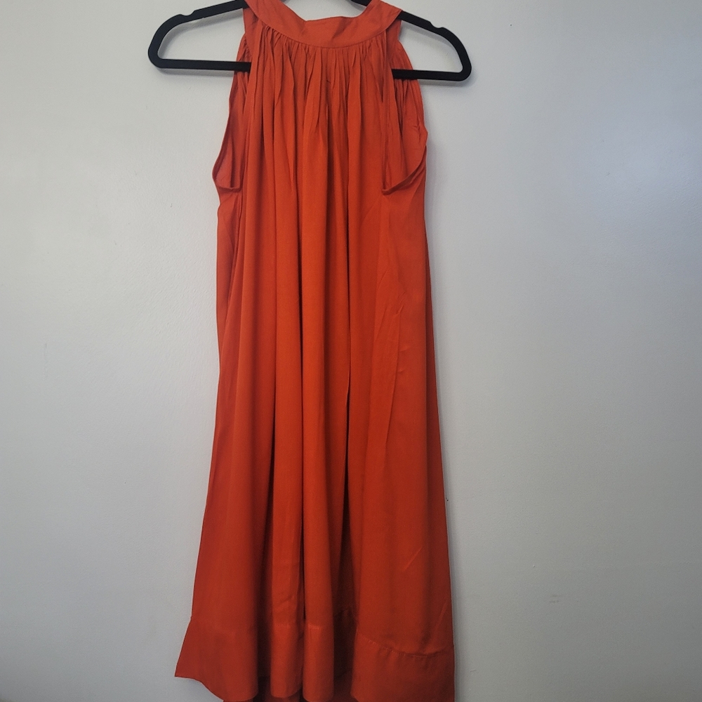 Luna May Cold Shoulder Tie-Back Dress